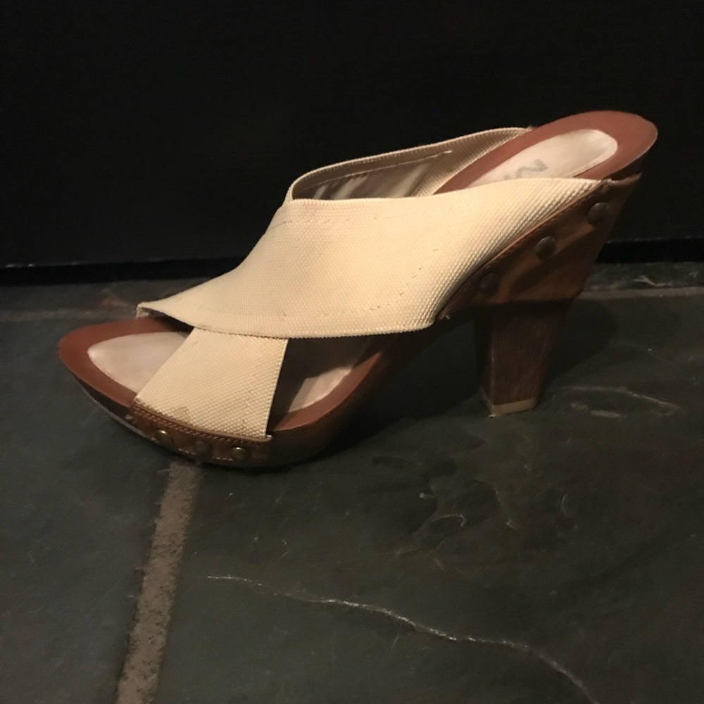 Mia double strap slide sandal
